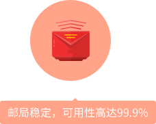郵局穩(wěn)定，可用性高達(dá)99.9%